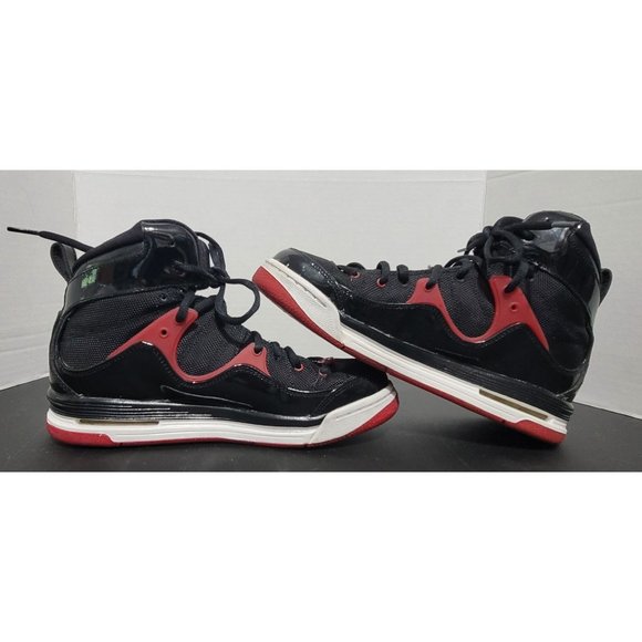Nike Youth Air Jordan Flight Tr97 Sneakers (428827-011). Black & Red - Preowned. - Picture 5 of 8